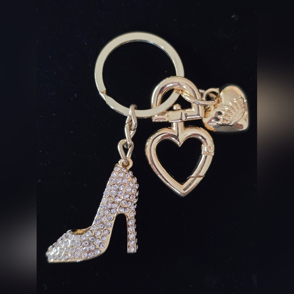Juicy Couture Vintage Rhinestone Stilleto Golden Charm - Picture 2 of 11
